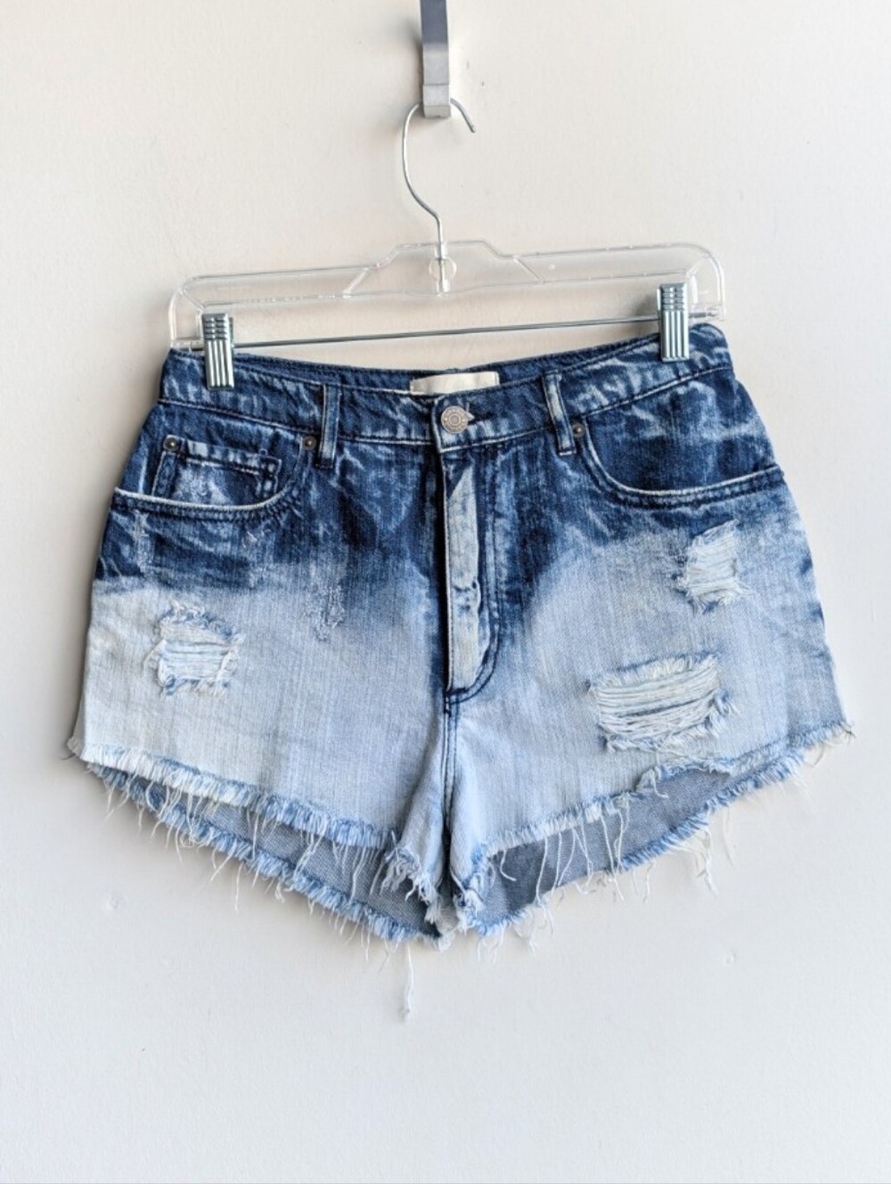 Garage Denim Ombre Shorts